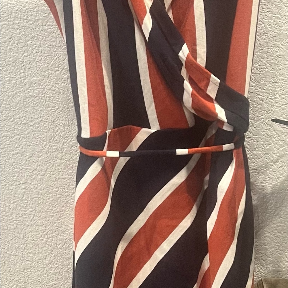 Market & Spruce Asymmetrical Dress - Red and Black